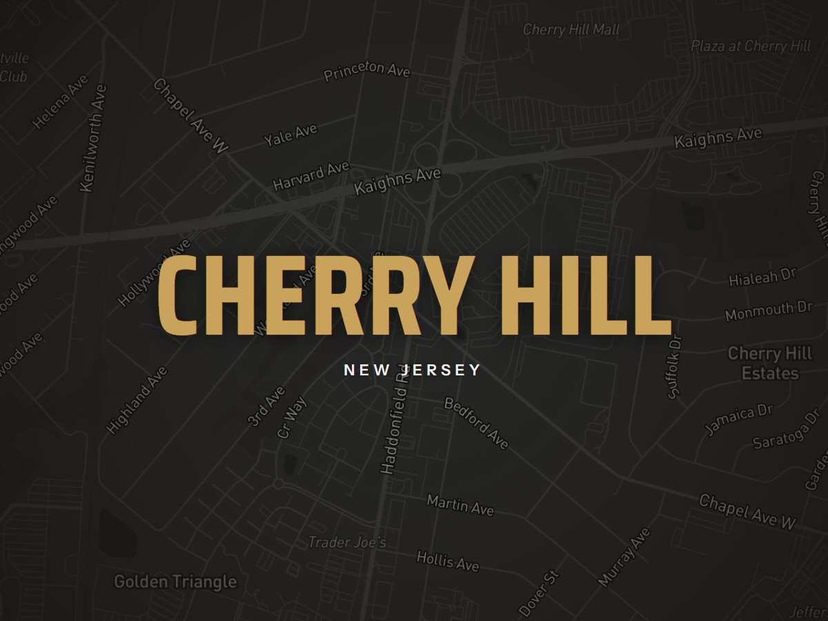 Map of Cherry Hill, New Jersey