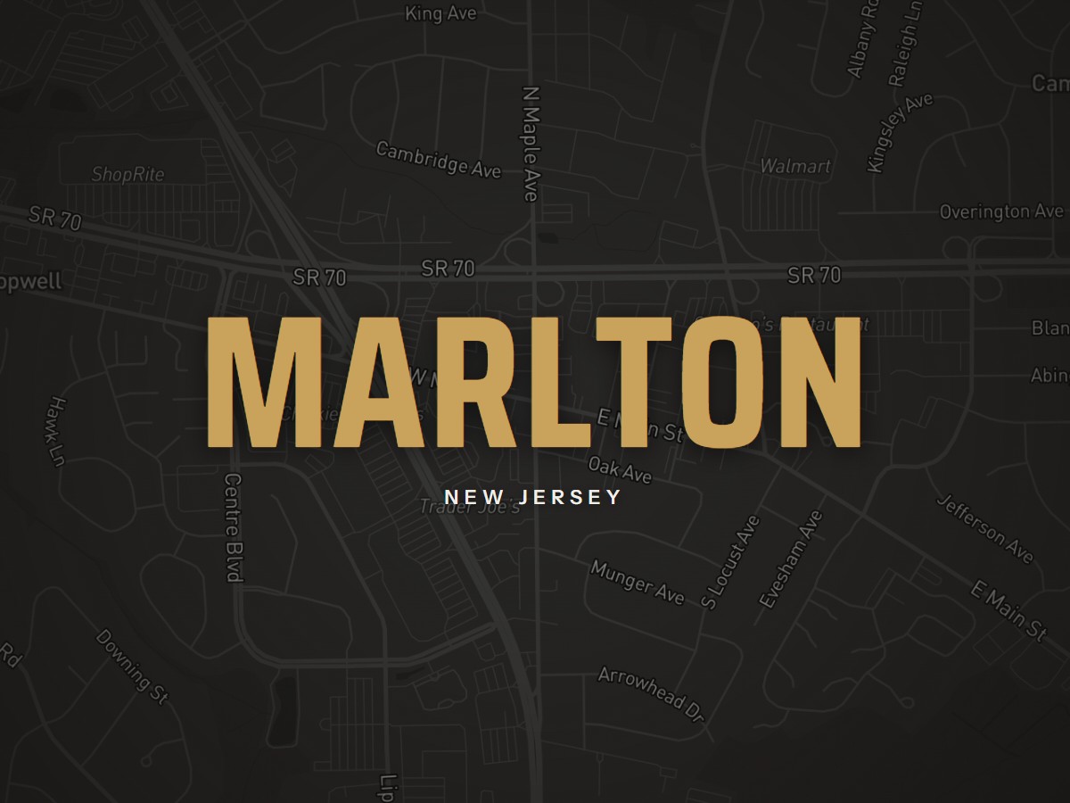 Map of Marlton, New Jersey