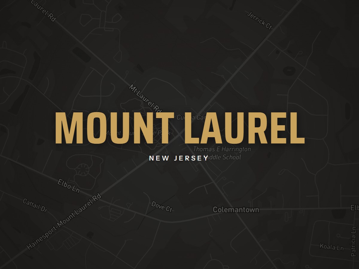 Map of Mount Laurel, New Jersey