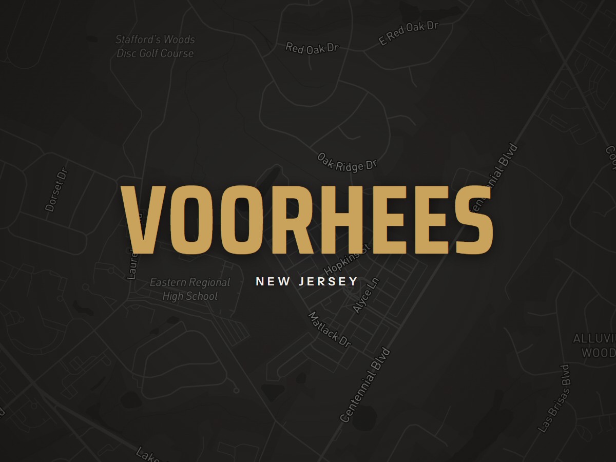 Map of Voorhees, New Jersey